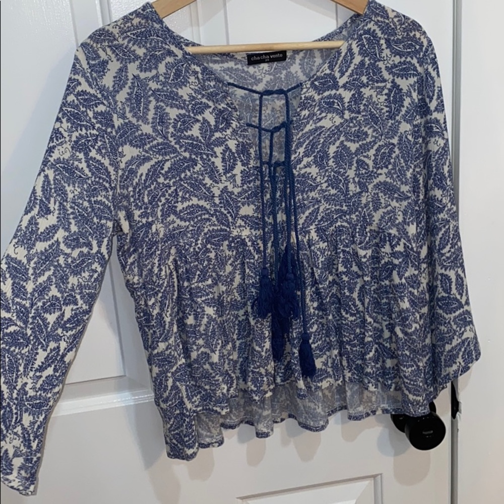 Long sleeve blouse
